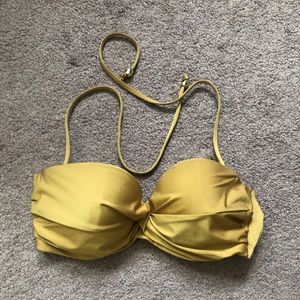 Gold bikini top H&M 34C